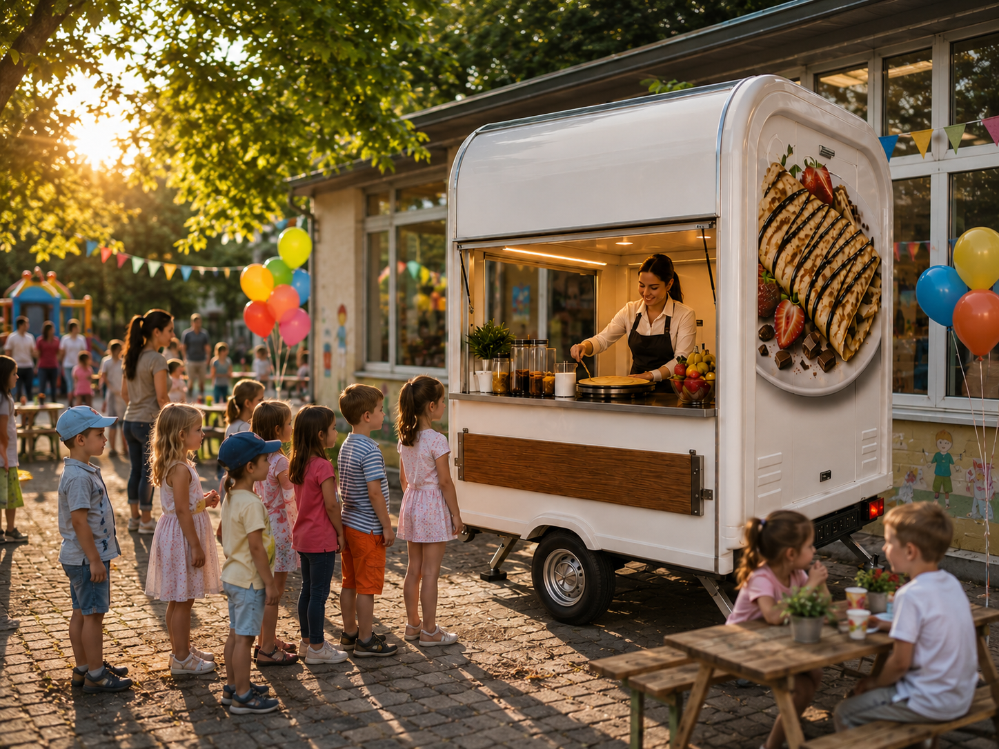 Crêpes Stand mieten in Frankfurt für Event und Firmenfeier