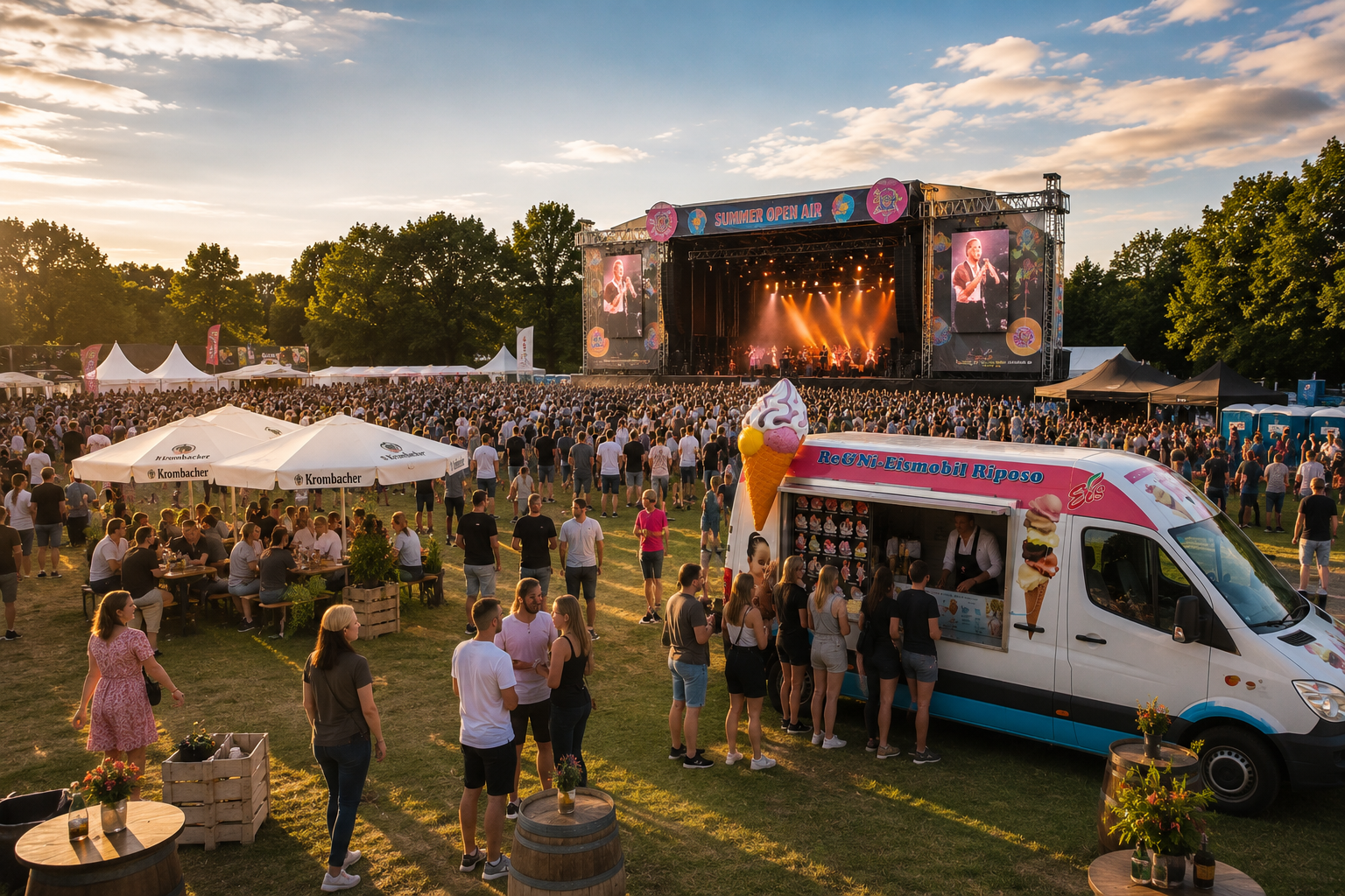 Event Service Vermietung für Sommerfest und Hochzeit